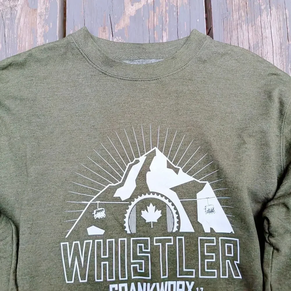 Fox Racing Crankworx Whistler 2017 Mens Medium Crewneck Sweatshirt MTB SRAM